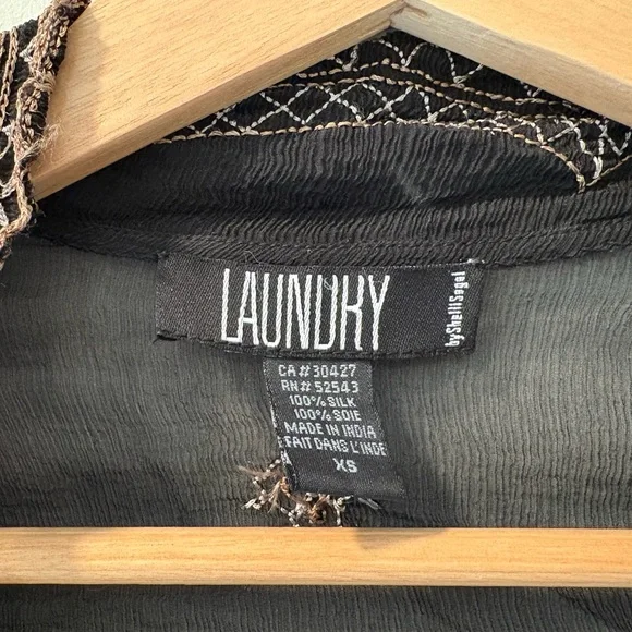 Laundry by Shelli Segal Vintage Sheer Top ASO Lorelai Gilmore - Picture 3 of 10